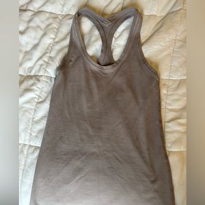 LULULEMON brown racerback tank